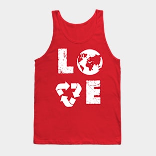 happy funny  earth day 2024 gift april 22 Cute Teacher  Lover Rainbow Tank Top